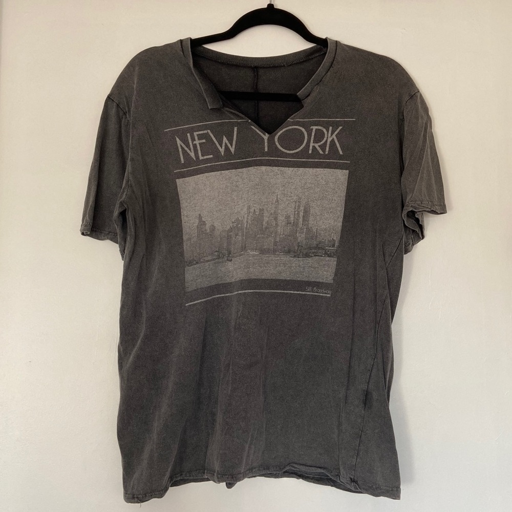 Brandy Melville New York distressed T-shirt